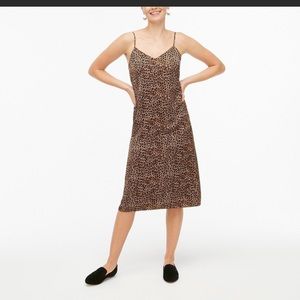 NWOT JCREW LEPORD Slip dress💗💗💗